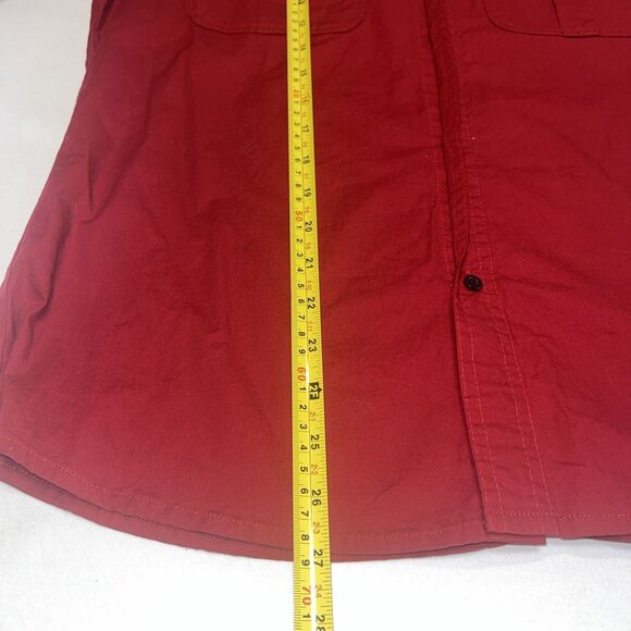 TheLees Men's Size XL Dress Shirt Red Button Down Long Sleeve Collared - Picture 7 of 15